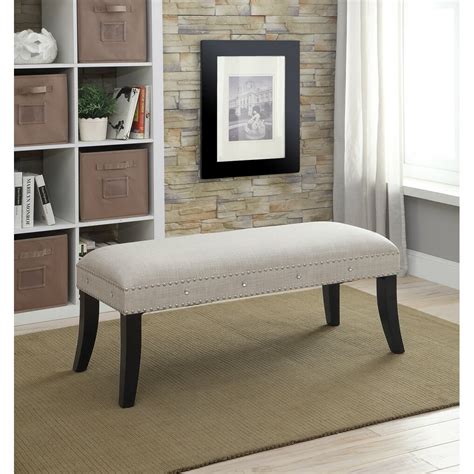 upholstered benches for small spaces